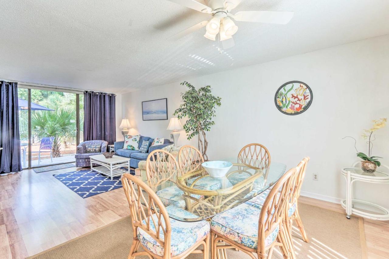 Hilton Head Island Townhome Patio, Walk To Beach Exterior photo